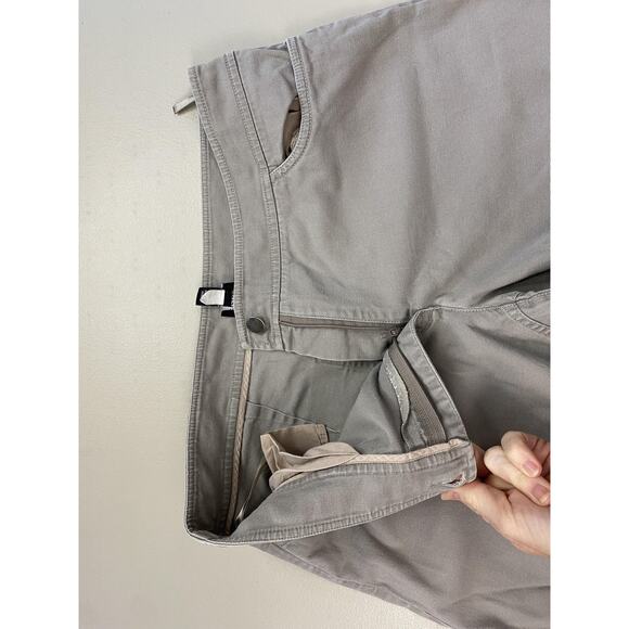 Eileen Fisher Pants Womens Small Gray Taupe Stretch Twill Straight Leg 32x30 - Picture 11 of 15